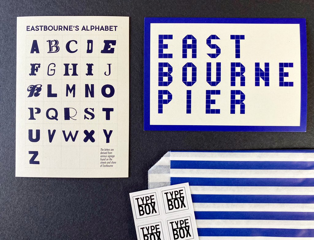 And the final one. ‘Eastbourne Is…’ its signage #fontsunday #seasidetypography <a href="/designmuseum/">the Design Museum</a> <a href="/jburnsdesign/">Justin Burns</a>
