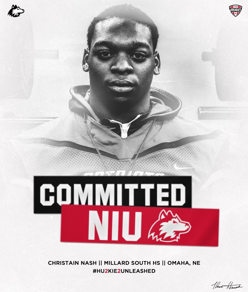 _NashChristian's tweet photo. Proud to announce my commitment to Northern Illinois University! 🔴⚫️@NIU_Football @CoachDtjackson @MSouthFootball https://t.co/mjaKLhwwFK