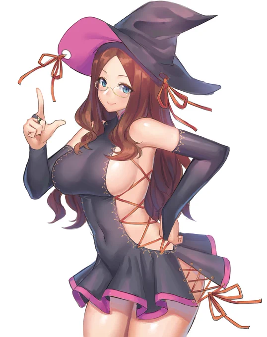 ハロウィン礼装ダ・ヴィンチちゃんらくがき 