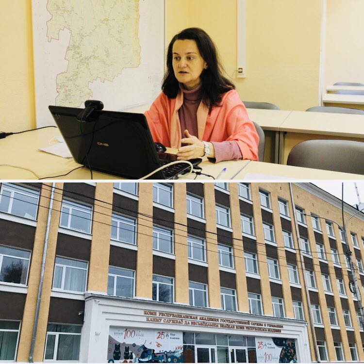 Провела онлайн-семинар в КРАГСиУ. В городах и районах меня слушали 40 чиновников и директоров предприятий ЖКХ. Рассказала об обществ. контроле в этой сфере, как его организовать для прозрачности работы МСУ. Через ректорат передала слушателям от #ЖКХКонтроль книги «Просто о ЖКХ»👍🏻