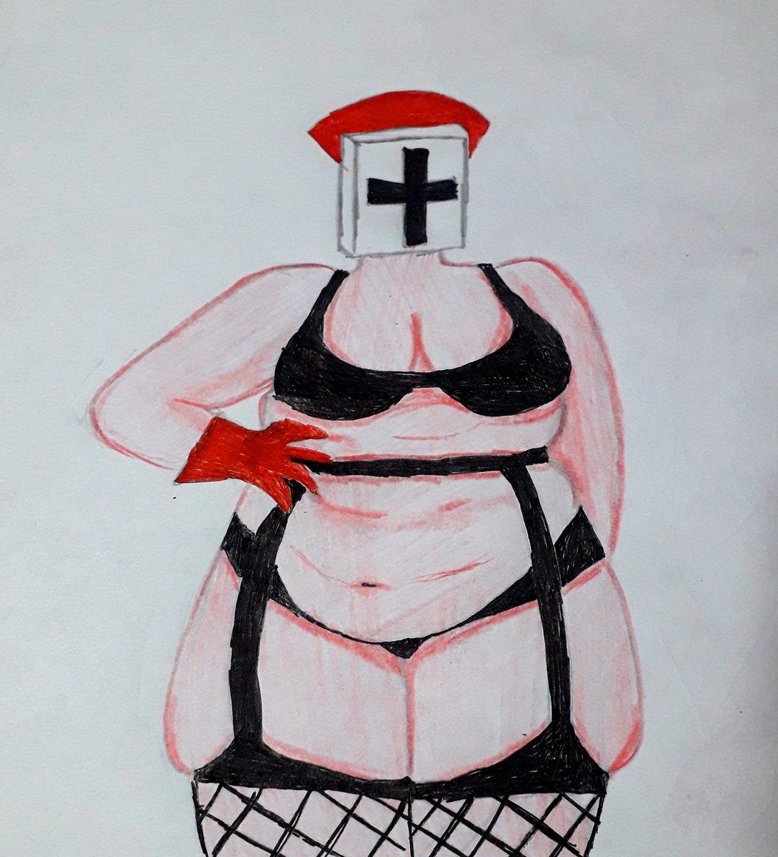 Anonim202012's tweet photo. #darkdeception #DarkDeceptionfanart #darkdeceptionchapter4 #fanart #chapter4 #reapernurse #reapernurses #thematron #matron #tormenttheraphy https://t.co/FFULpYhtjO