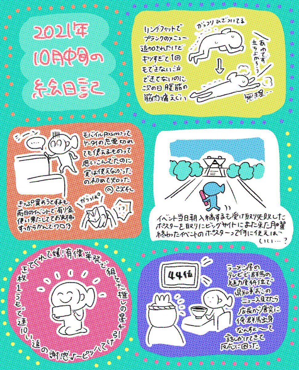 同人女の絵日記❗️びっくりするほど無意味‼️ 