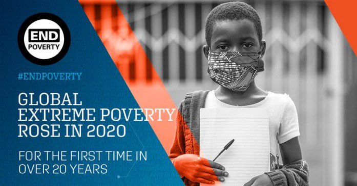 For almost 25 years, extreme poverty was steadily declining. Now, for the first time in a generation, extreme poverty is once again rising. On #EndPoverty day, let’s remember the battle against poverty is far from over &amp; continue the struggle.

Read more:  wrld.bg/iJVS50GsCDV