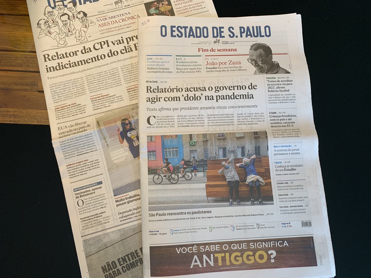 filipeserrano's tweet photo. O novo @Estadao está mais moderno e agradável de ler! Muito orgulho de fazer parte dessa transformação do jornal — e o novo formato do impresso é apenas uma parte —, junto da equipe brilhante do @EstadaoEconomia. #novoestadaoimpresso https://t.co/gspIjnSN08