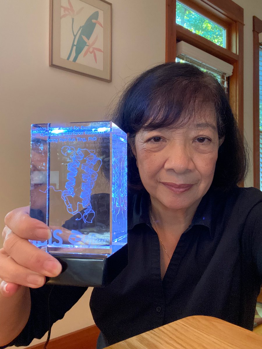 CytokineSociety's tweet photo. 2021 ICIS-Pfizer Award Winner Jenny Ting is live...#Cytokines2021 @slg1717 @FitzgeraldKate https://t.co/uvtwExZDRk
