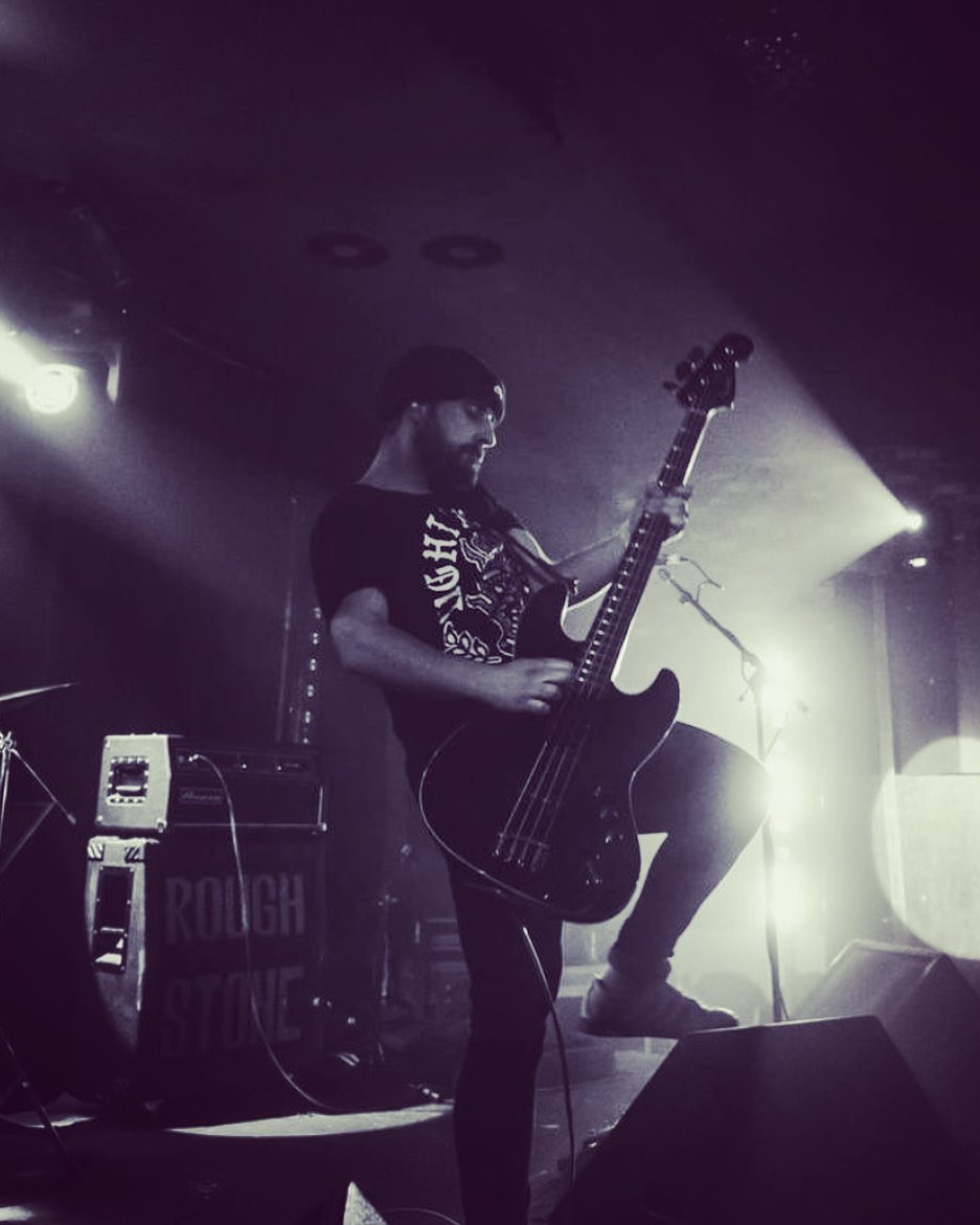 INTRODUCING Tiz to the lineup! He will be taking over bass duties for the upcoming shows. He’s from Rome and moved to London in 2012. He’s previously played for Grunge act called “Rough Stone” and his influences range from NoFx to Dubstep🤘🏻