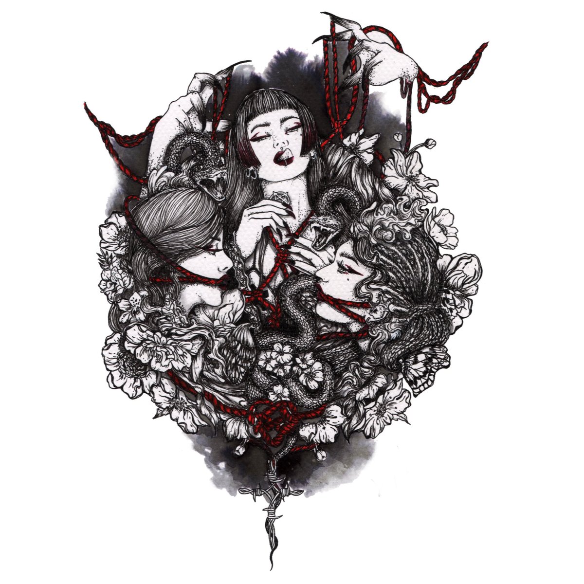 lady_freesia's tweet photo. Cover book design #art  #artisthai #darkart #bookdesign #illustration #thailandart https://t.co/glTgkeqxvt