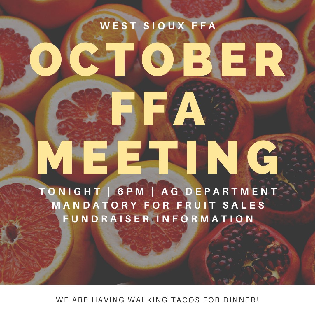 WEST SIOUX FFA (@ffasioux) on Twitter photo 