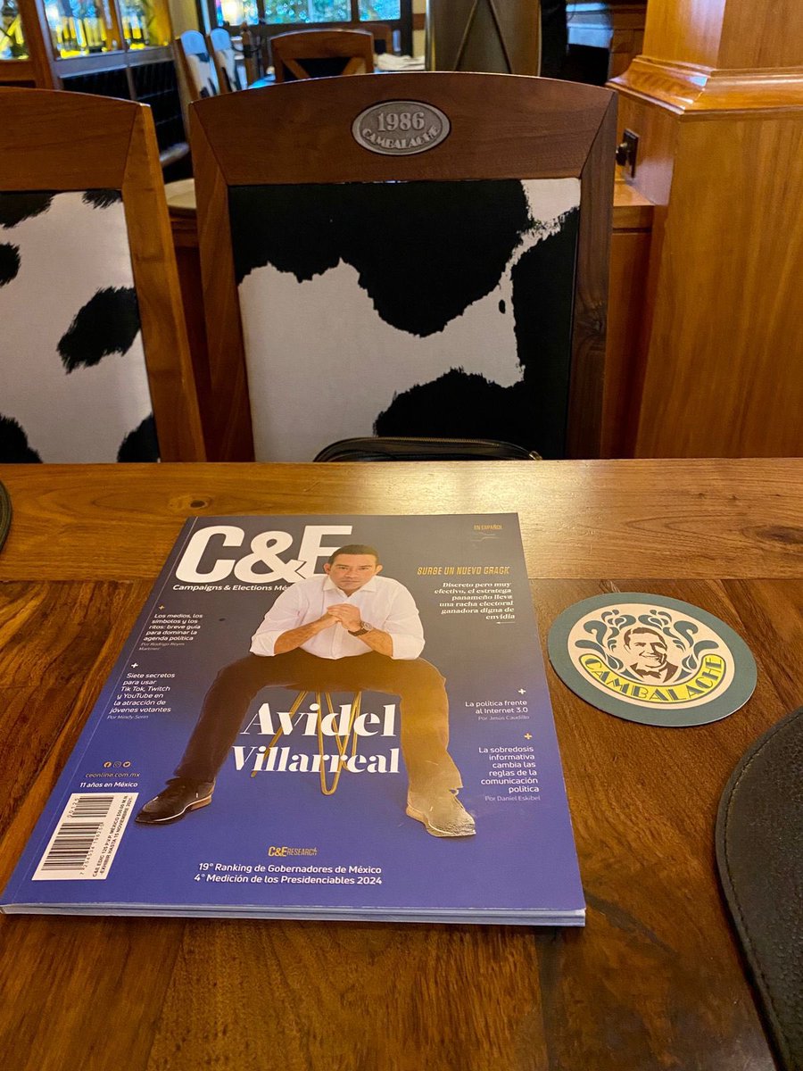 avidelvg's tweet image. Agradezco a @CE_Mexico la oportunidad de honrarme con su portada este mes de octubre, donde compartí el sistema #InmersiónTotal que implementamos desde #AVG21 para obtener triunfos electorales.🗳🏆✅

Mi agradecimiento también a @solosanborns , #CityMarket y #WalmartExpress.