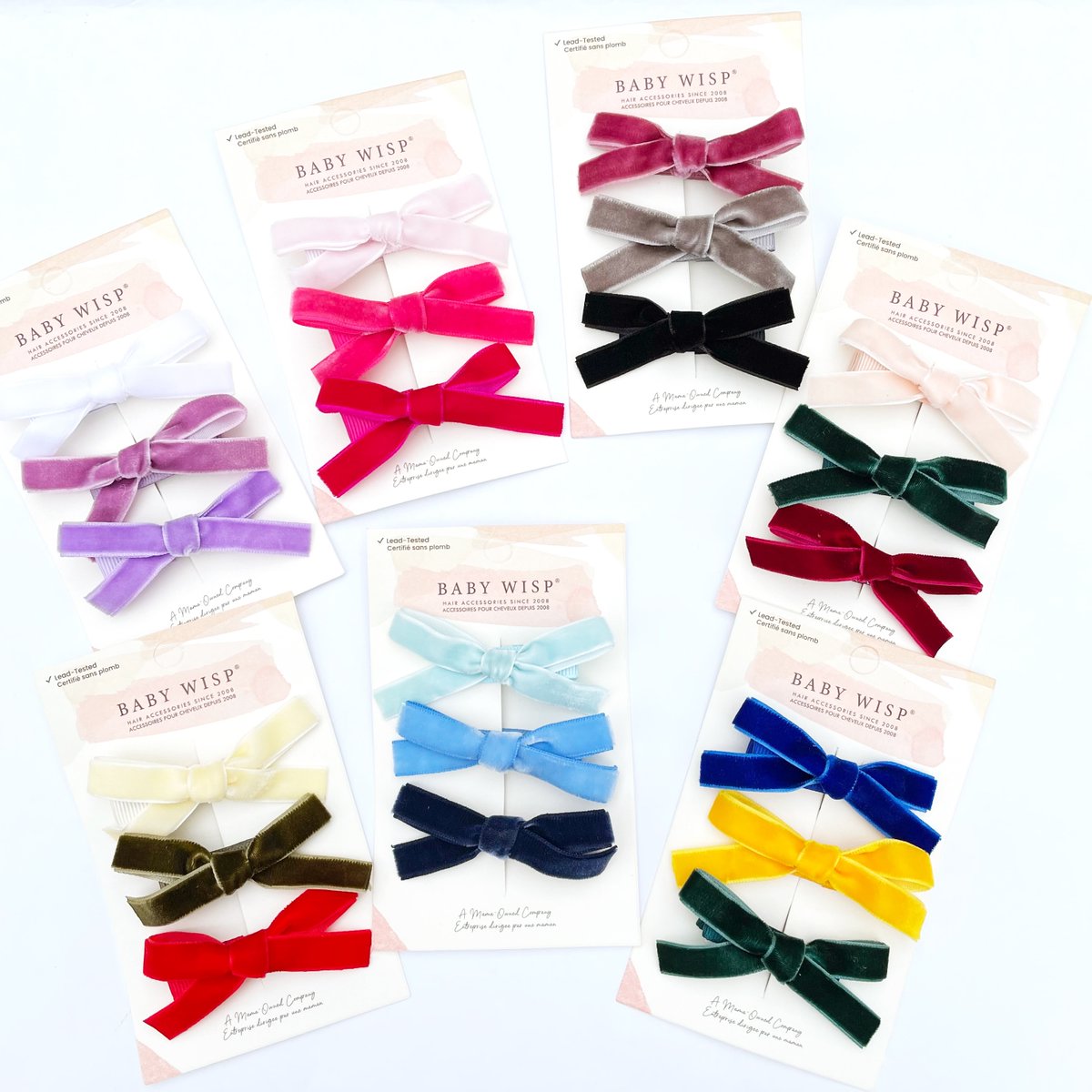 babywisp's tweet photo. New Velvet Sets - Collect them all! Take advantage of our Buy one, get one free Sale! Sale ends soon. https://t.co/M1yParnxsz

#bogosale #velvet #hairbows #hairclips #babybows #toddlerbows #babystyle #fallstyle #babygift #shopsmall https://t.co/fXitMpHUtS