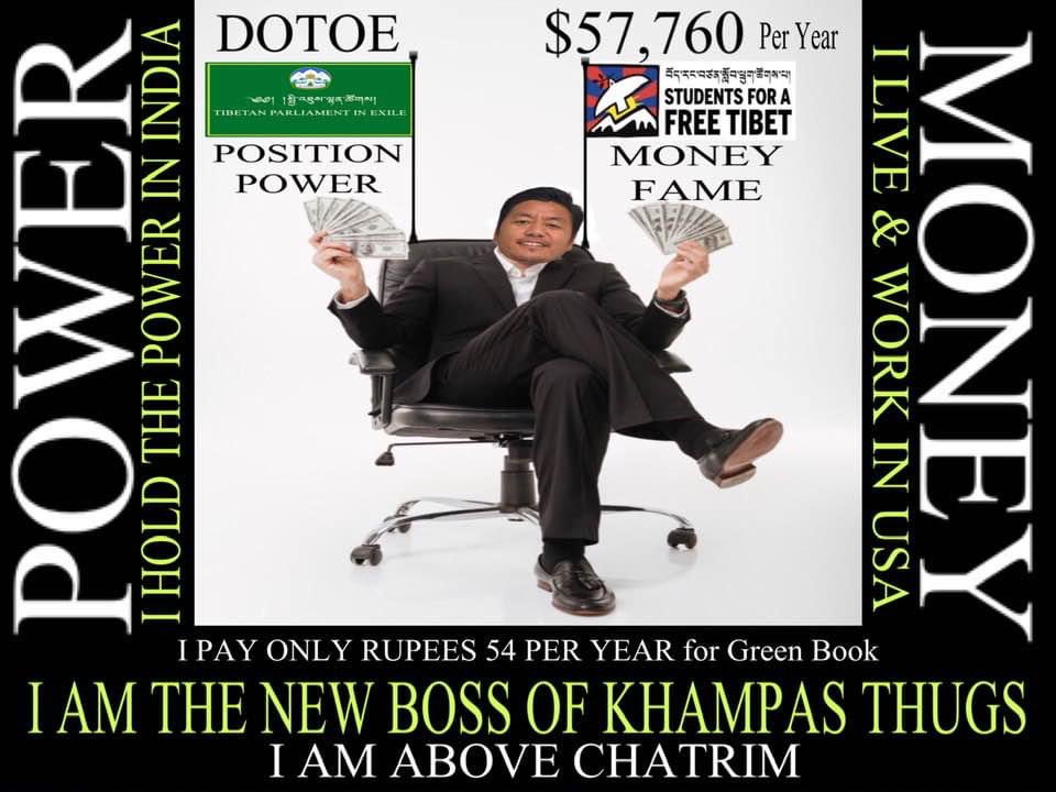 TibetPeople's tweet photo. @ind_ank @SFTHQ Beware #StudentsOfFreeTibet #SFT is not working for Tibetan cause, they're creating Regionalism within Tibetans, trying to destroy our #CTA, a exactly what #China wants, we must know real ugly face of 
@SFTHQ &amp; its director @Dotseten.

#FreeTibet #TPiE #TYC #TWA #NPDT #Greece #EU https://t.co/yDu8dXceNt