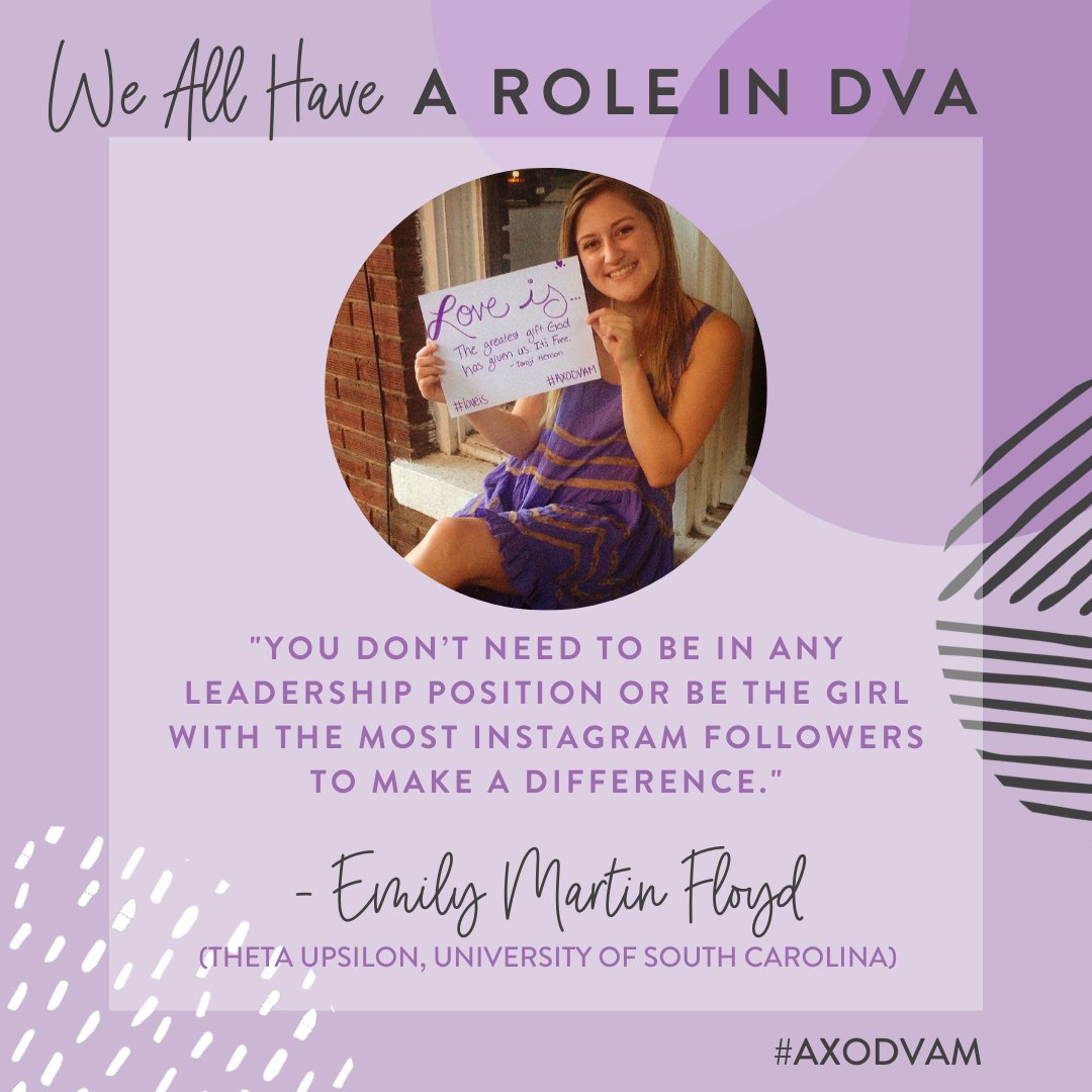AlphaChiOmegaHQ's tweet image. As we commit to doing #1Thing this #AXODVAM, read how @AXOUSC alumna Emily Martin Floyd learned even the smallest volunteer roles make a big impact. Hear how Emily's weekly volunteering at a local women's shelter developed into nearly a decade of service: bit.ly/3iIwRIO.
