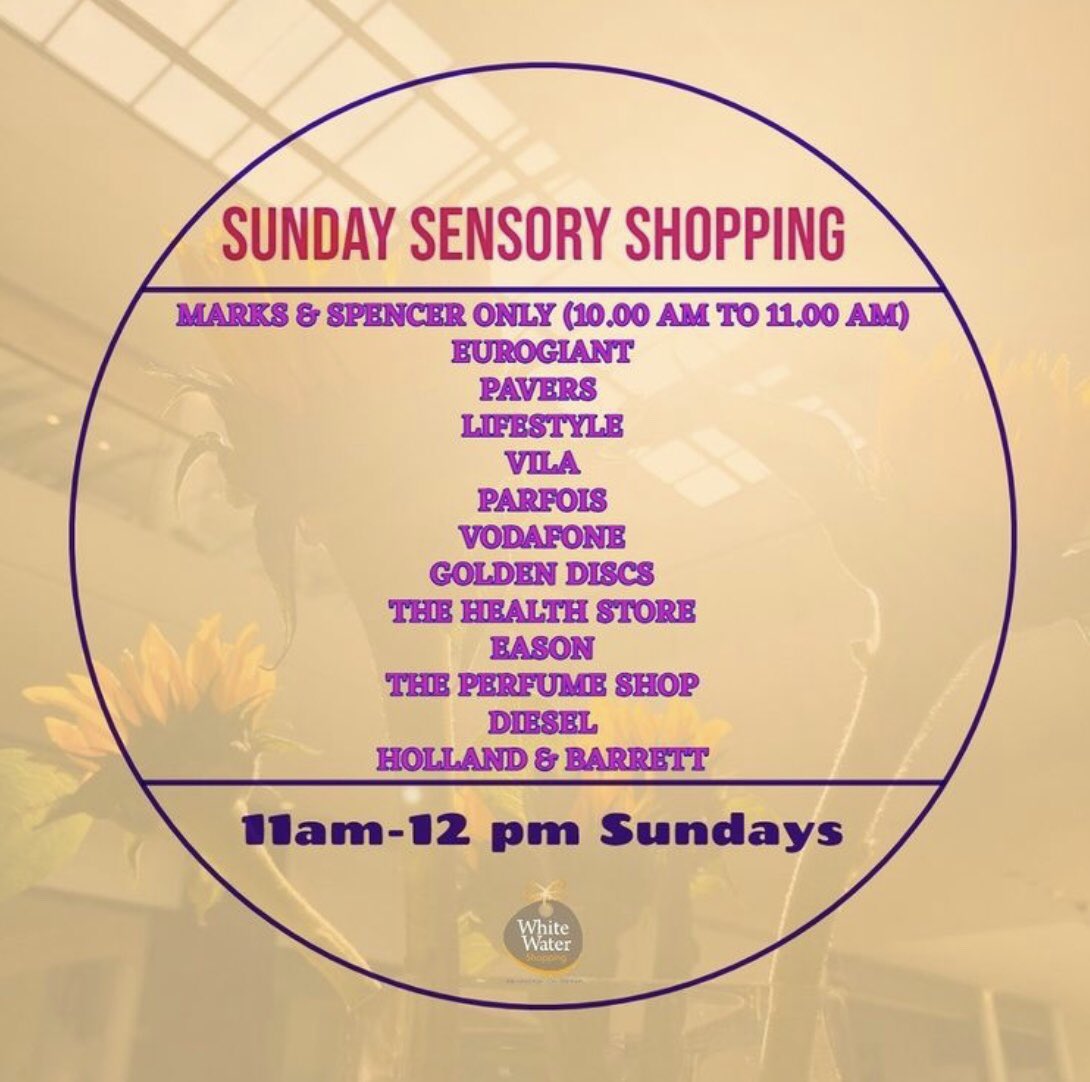 Every Sunday, here in <a href="/shop_171/">TPS Newbridge</a>, we dedicate an hour to “quiet” shopping for those with sensory needs from 11 am to 12 pm. In this hour, music is turned off and lights are dimmed.<a href="/ThePerfumeShop/">theperfumeshop</a>