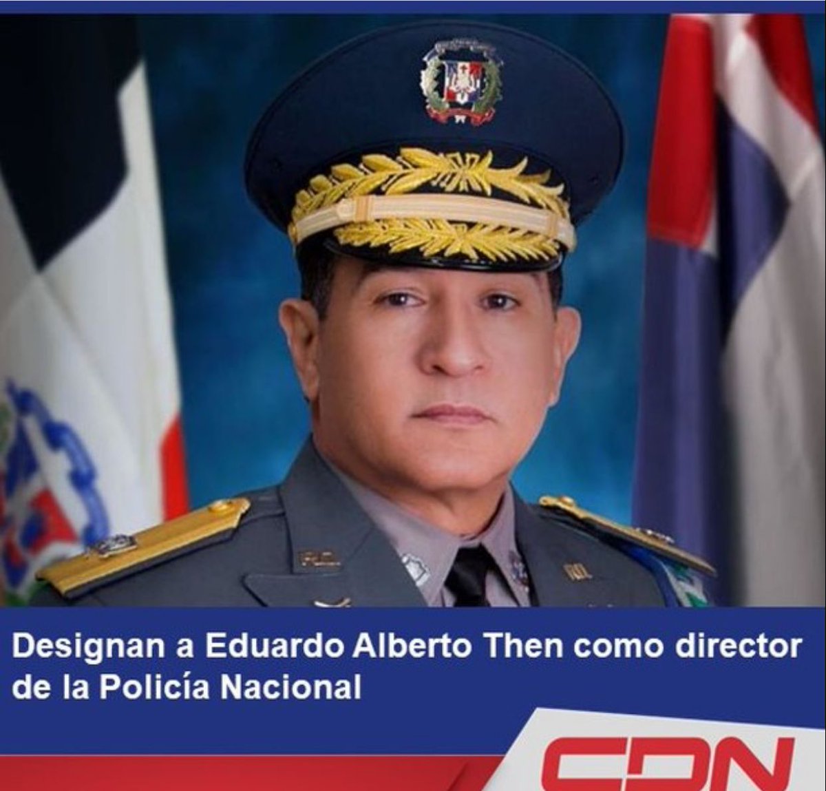 superpolanco's tweet image. Como considera la designación del general Eduardo Alberto Then como director de la Policía Nacional?