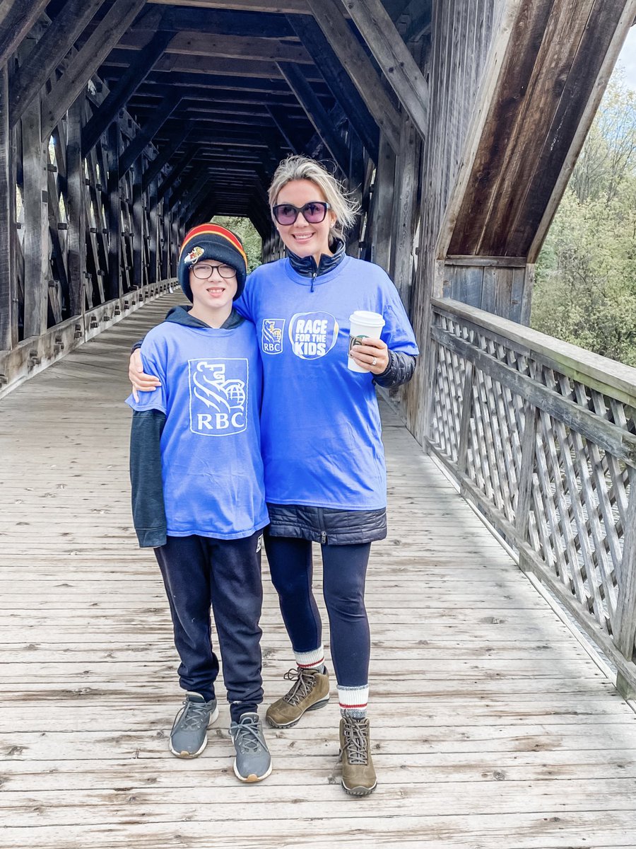 It’s race day! Walking today for McMaster Children’s Hospital for #RBCRaceForTheKids with my Son 💙<a href="/RBC/">RBC</a>