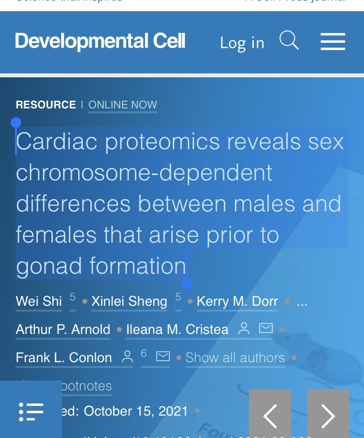 ChadhaAnt's tweet photo. When #womensbrainpro started the discussion in 2015 on sex and gender differences in brain diseases this would have sound blasphemy! Cardiac proteomics reveals sex chromosome-dependent differences that arise prior to gonad formation #SAVB https://t.co/66QmSgC41r