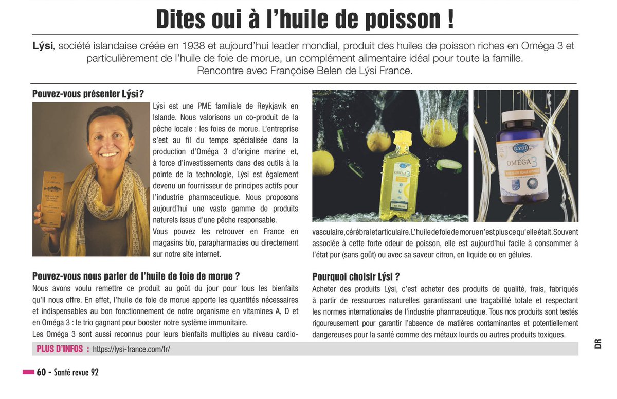 43Media's tweet photo. So exciting to see our work for Lysi in the autumn issue of Santé Revue! 

#43media #lysifrance #santerevue https://t.co/jY66wcRgo9
