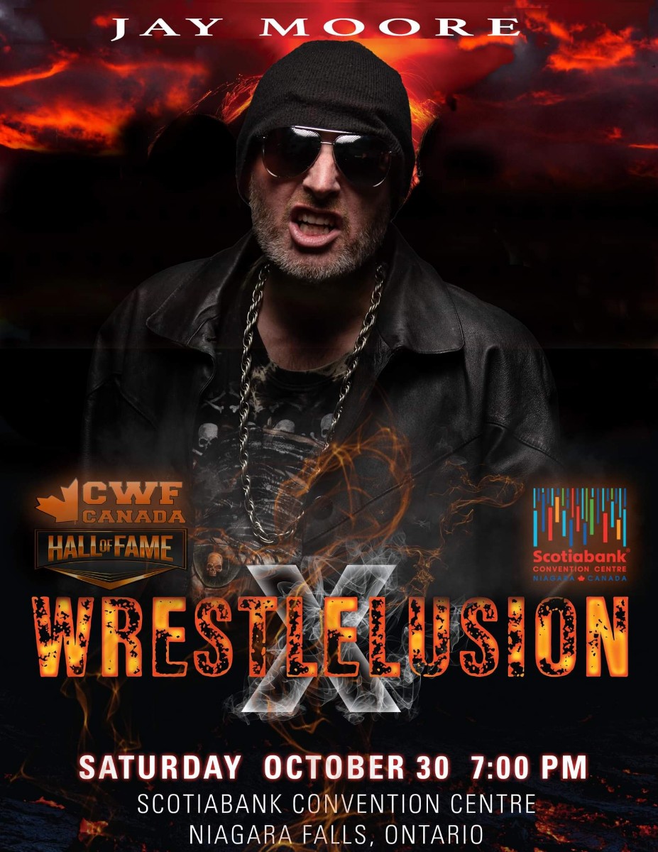Imagine? #PatPorterShow I'll induct the Infamous <a href="/MooreInfamous/">Jay Moore</a> to the <a href="/CWF_CANADA/">CWFCANADA</a> Wrestling Hall of Fame! October 30, at @sccniagara <a href="/917GIANTFM/">Classic Rock 91.7 GIANT FM</a> Could be trouble?