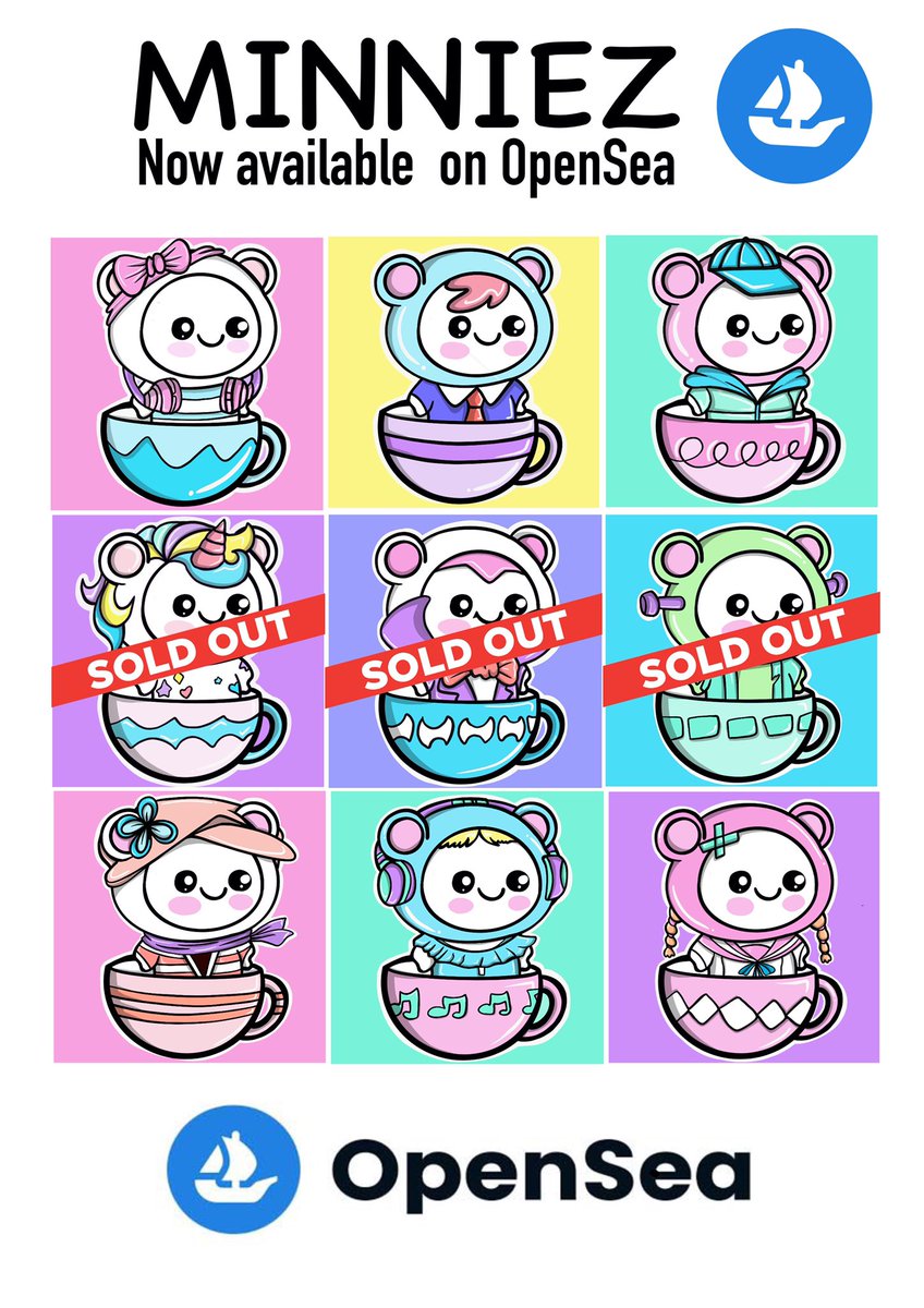JOJOEZZZZ's tweet photo. New Drop"MINNIEZ" 
New drop #008-#010
MINNIEZ so cute ❤️❤️❤️
 
CLICK 👇
https://t.co/cXsHbGPGUm 

Thank you for supporting me❤️😘
#NFT #NFTs #NFTdrop #NFTTHAILAND #NFTThaicommunity #NFTTHAILAND #nftcollectors https://t.co/aofmqePjjR