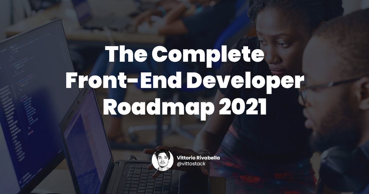 VittoStack's tweet image. Want to become a Front-End Developer?
I had time to move another guide from Medium to my blog.
A Free Roadmap to learn:
✅ HTML and CSS
✅ GIT and Github
✅ JavaScript
✅ Node, React, Vue, Svelte
+ Bonus
The Complete Front-end developer roadmap - October 2021 Update
Link 👇