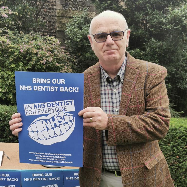 Today we joined with patients to speak with one voice on the need for real change in NHS dentistry. 

Ministers promise reform. 

It will be a test of whether reform means anything if the families that gathered today need to return in the years to come. suffolknews.co.uk/bury-st-edmund…