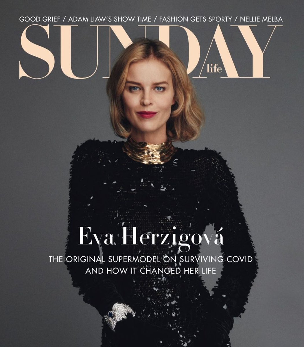 Eva Herzigová for Sunday Life - 17th October 2021 #evaherzigova