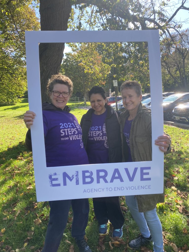 Embrave_ca's tweet photo. We are grateful to all those who came out to show your support today #MakeUrMove #Steps2021 #StepsToEndViolence https://t.co/QE7j3e6k17