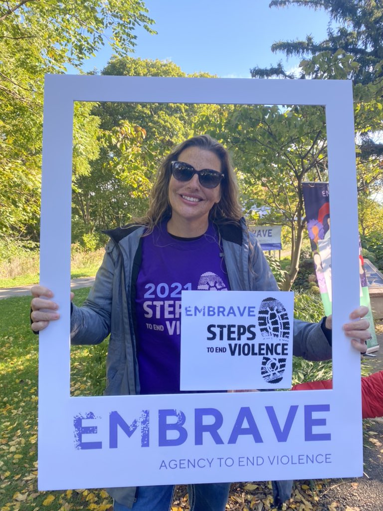 Embrave_ca's tweet photo. We are grateful to all those who came out to show your support today #MakeUrMove #Steps2021 #StepsToEndViolence https://t.co/QE7j3e6k17