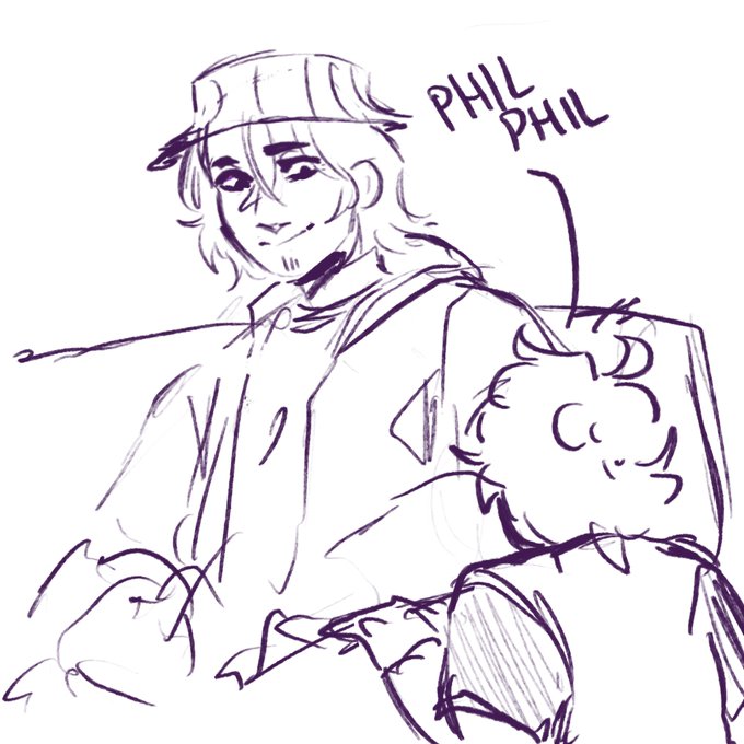 Dod au: I cant draw kids for shit #philzafanart #tommyinnitfanart #dsmpfanart 