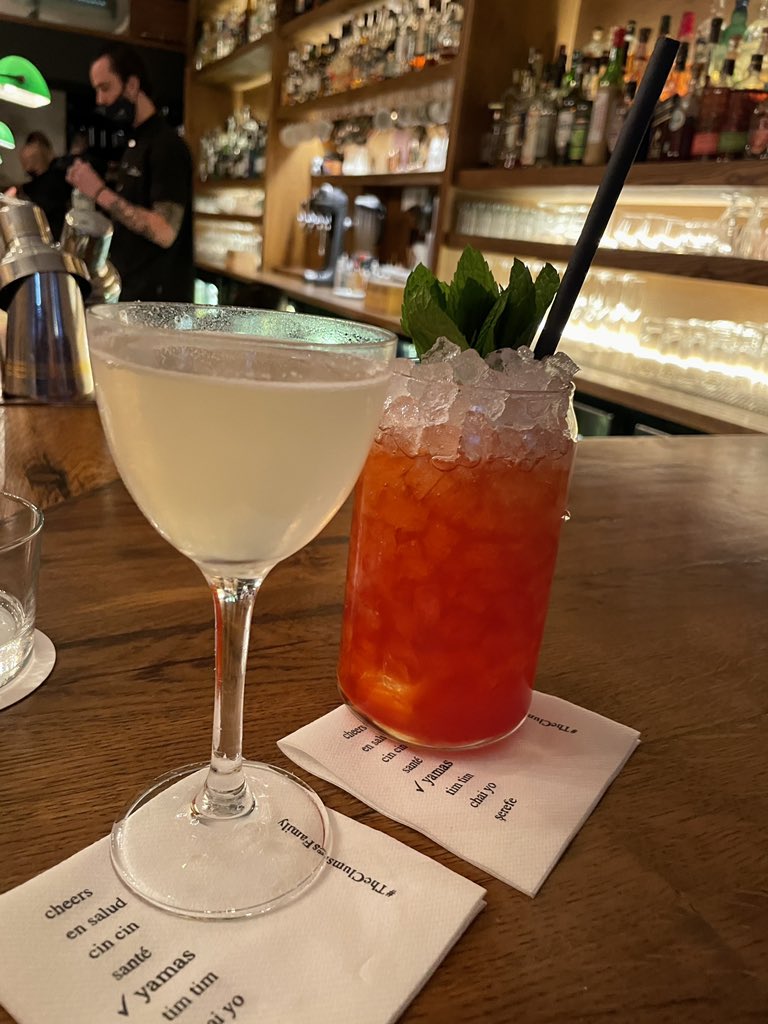 PaulRutters's tweet photo. In Athens … so it would be rude not too - great bar @GordonRamsay @Ginofantastico @fredsirieix1 - the Greek Salad Gimlet …. Tasty 🙌 https://t.co/oEYujf7C5o