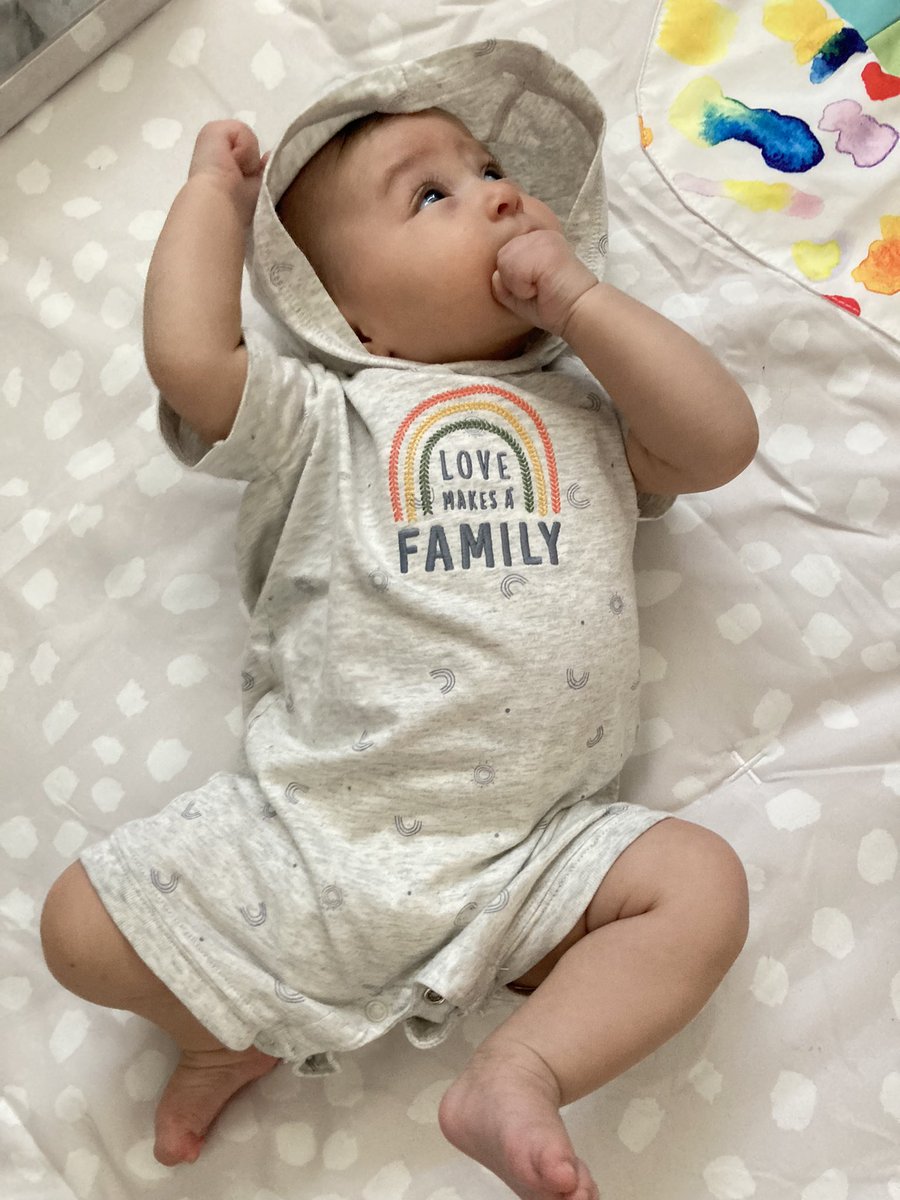 Living our best life at 11 weeks! #lgbtparents #2moms #babychik #lovemakesafamily