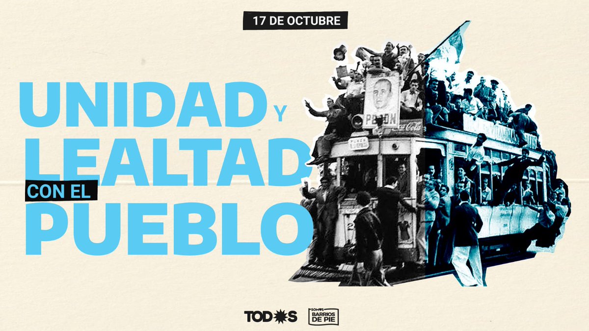 norma_moralesok's tweet photo. A 76 años de la movilización popular más importante de nuestro país este #17de Octubre seguimos escribiendo la historia. Lo hacemos desde cada barrio sabiendo que donde hay una necesidad hay un derecho. Este día de la #Lealtad estamos unides por la justicia social https://t.co/4ZmpcQaEmG