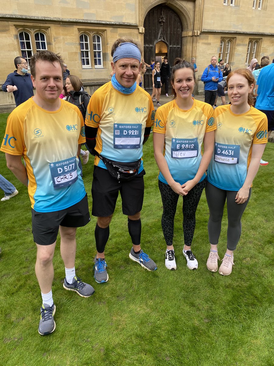 Many congratulations to everyone from ⁦@OxfordHealthNHS⁩ who ran the Oxford Half Marathon today, fantastic effort one & all 👏👏👏👏🏃‍♀️🏃🏃‍♂️