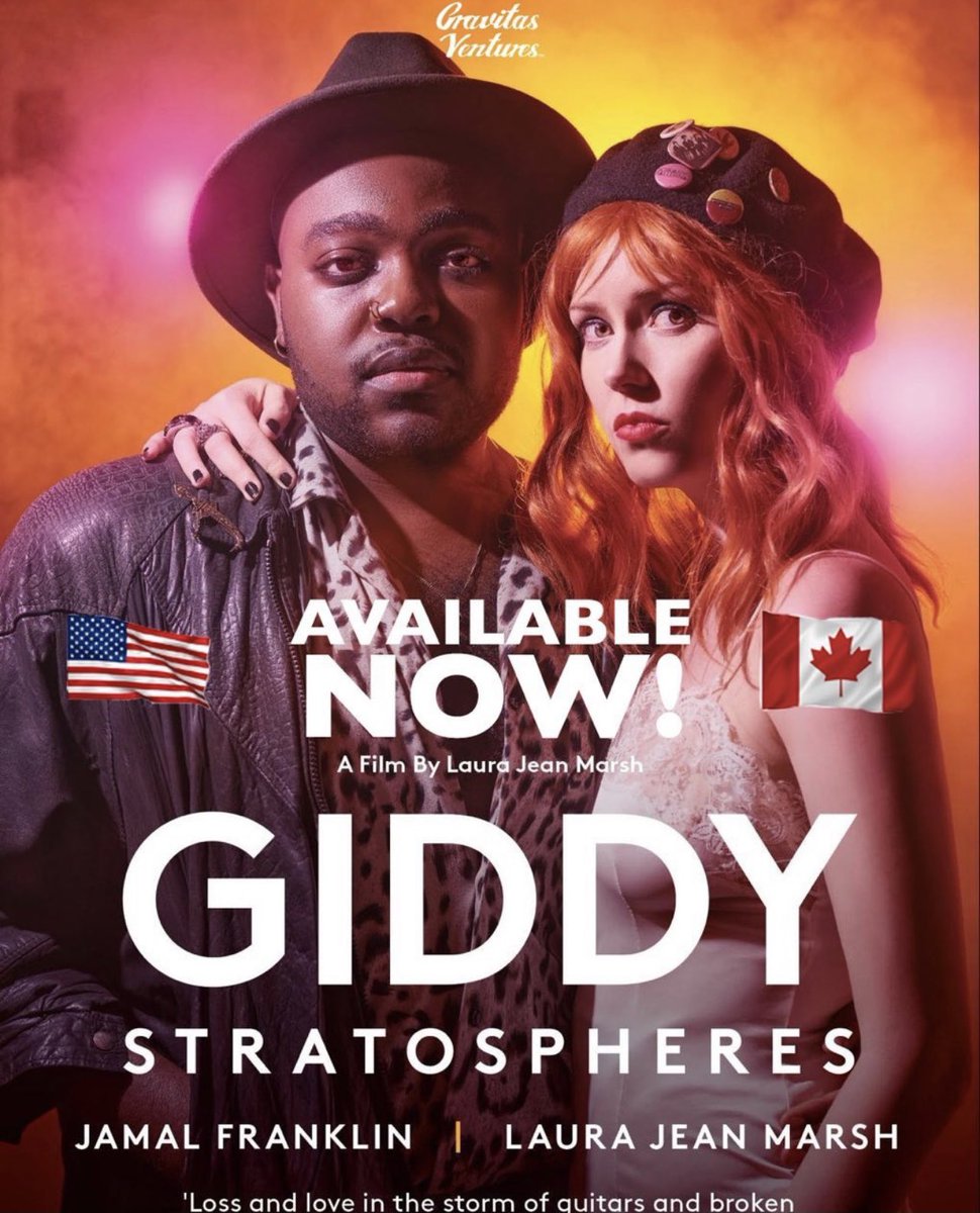 U.K , USA AND CANADA ! Giddy Stratospheres is out now. Stream now and get Giddy! 
.
via 
Amazon Prime Video
Google Play
iTunes
Microsoft Films &amp; TV
Sky Store
Vimeo On Demand 
And many more!
.
@bulldog_film @GravitasVOD