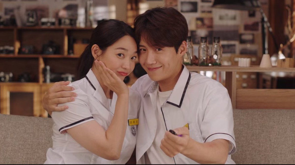 iconickdramas's tweet photo. Will definitely miss our sikhye couple. Thanks for sharing your beautiful story to us 🥺💙 #HometownChaChaCha #HometownChaChaChaEp16 https://t.co/dHmLYlj2E4