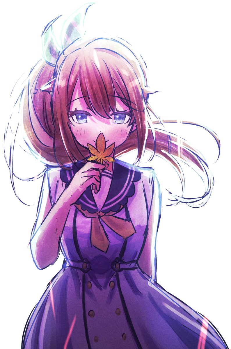 単色背景 にじあとのイラスト