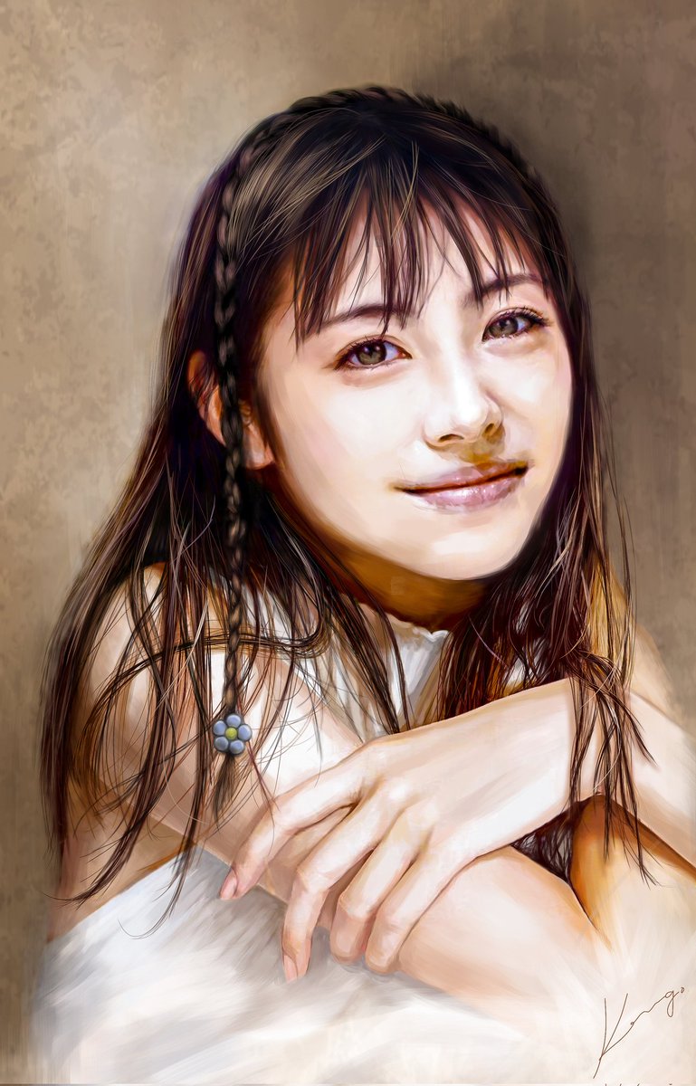 あの花21 公開記念イラスト 嘘 描きました 浜辺美波 イラスト Fu Fu Rokuのイラスト