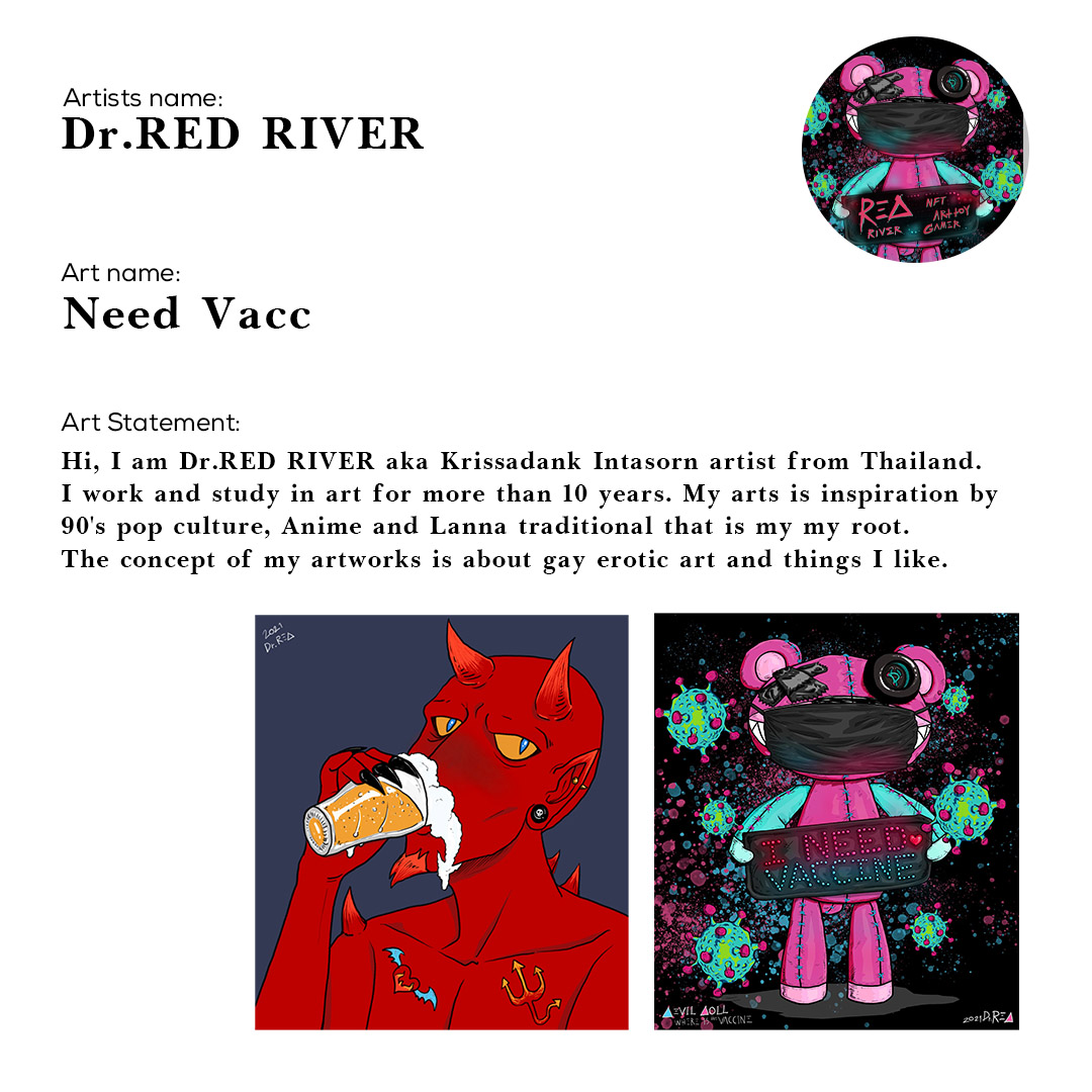 dmtvdmtv's tweet photo. @RedRive55295724 is one of the young talented artists in Thailand I received many prizes in art competitions in Thailand years ago and had 6 solo art exhibitions in Bangkok. I am one of a gay artists who's pioneer gay painting in Thailand. #FeaturedArtist #NFT https://t.co/6G3lVZeIs2