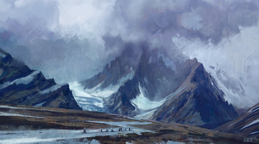 ScheierJason's tweet photo. Distant lands. 

#digitalart #digitalpainting #jasonscheier #illustration https://t.co/Y9CXCcyFLJ