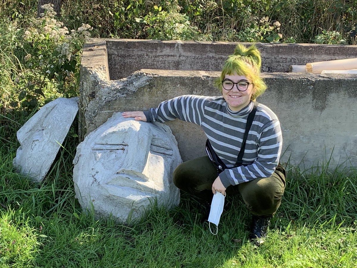 ttsternenzi's tweet photo. Hanging in Athens with my baby kiddo who was amazing in last night’s final performance of Men on Boats. #OUArts https://t.co/TQojXOyCvo