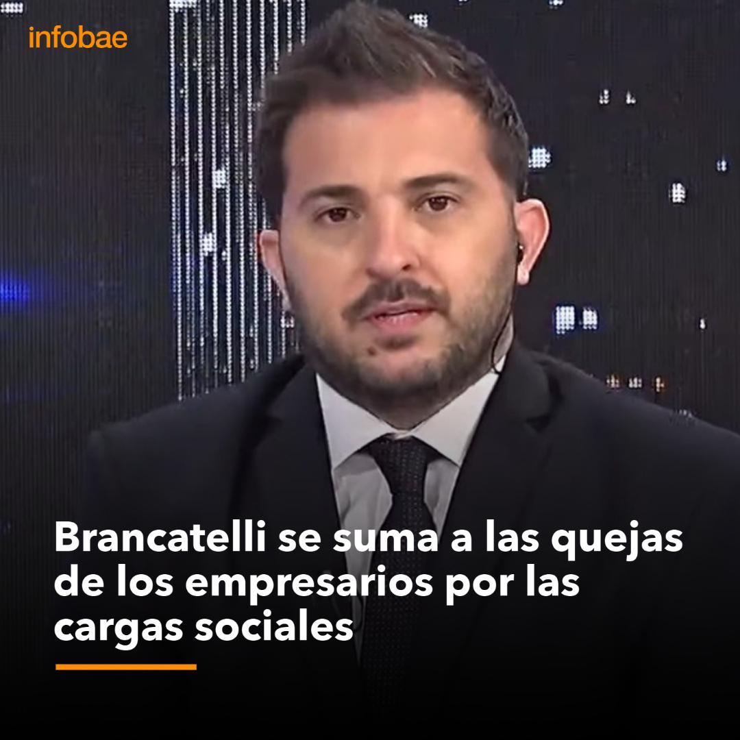 infobae on Twitter: "Ahora que tiene empleados, Brancatelli se suma a las  quejas de los empresarios por las cargas sociales https://t.co/XaTTDo61wV…  https://t.co/TuWYQFtYql"