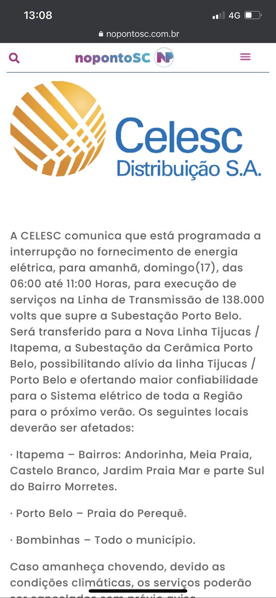 ⁦<a href="/Celescoficial/">celescoficial</a>⁩ 2 horas atrasada, e nenhum comunicado. Qual a nova previsão?