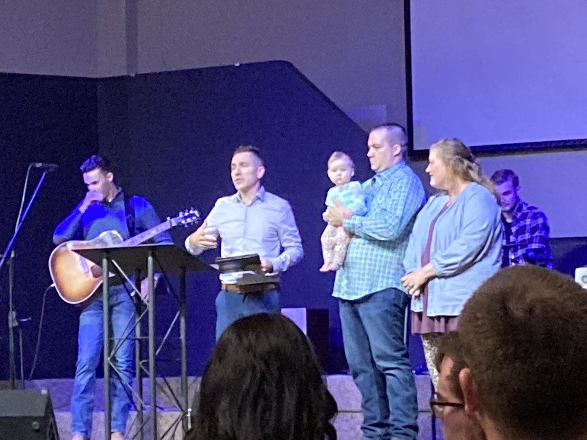 johnshs1983's tweet photo. Ellie May’s baby dedication at Heritage Baptist Church. https://t.co/kESpqxypwd