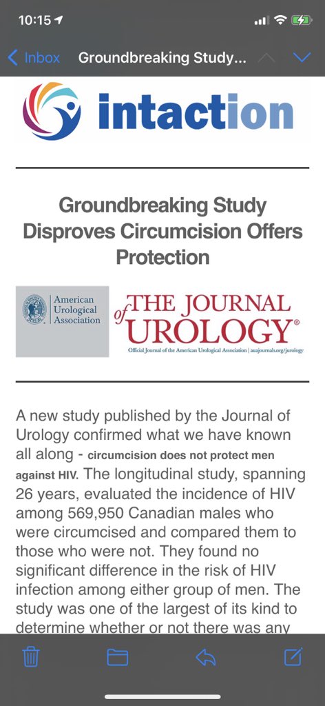 AshersM87's tweet image. Oh wait, what? Cutting off foreskin doesn’t prevent HIV? Colour me shocked /endsarcasm. How about doing the right thing and leaving boys intact? #intactivsm #stopcircumcision