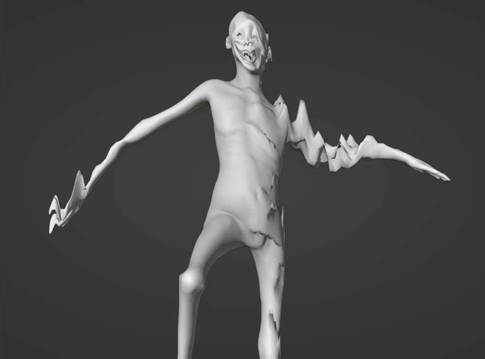 Project: The Scourge
WIP
early concept of the evil spirit that player gonna face up on the demo gameplay.

#beaztek #madewithunity #horror #horrorgames #indiedev #gamedev  #Blender3d #unity3d #indiedevhour #indiegame #pcgames  #TheScourgeHorrorGame #HorrorCommunity