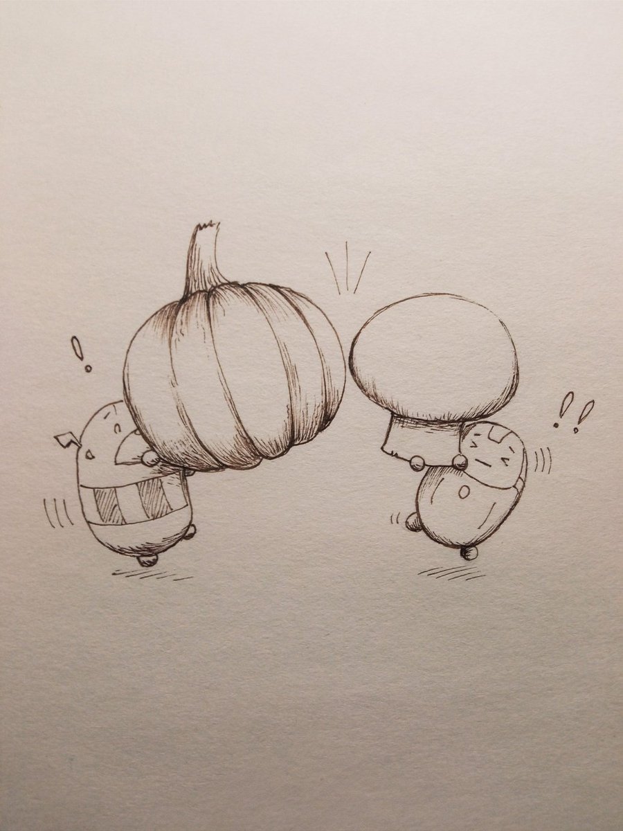RT @AsH3Draws: Ouch! Such a collision!

#tsumtsum #stony #inktober #inktober2021 https://t.co/GC9m7JoqTv