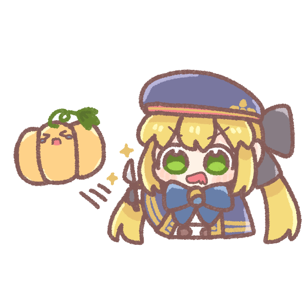 FGO「かぼちゃ🎃💨🍴✨
#FGO 」|おしゃけ🐟のイラスト