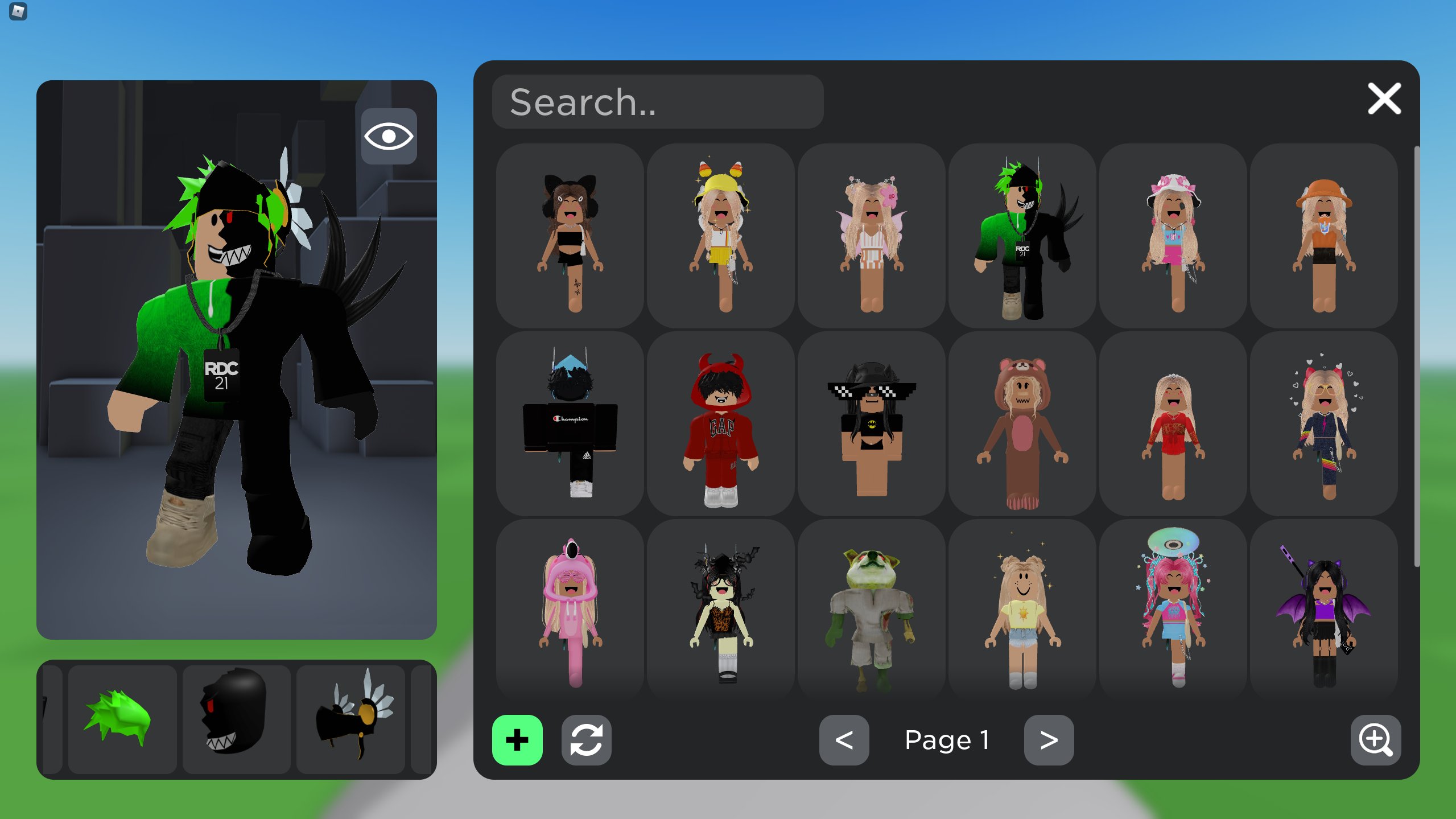 Avatar Outfit Creator - Roblox