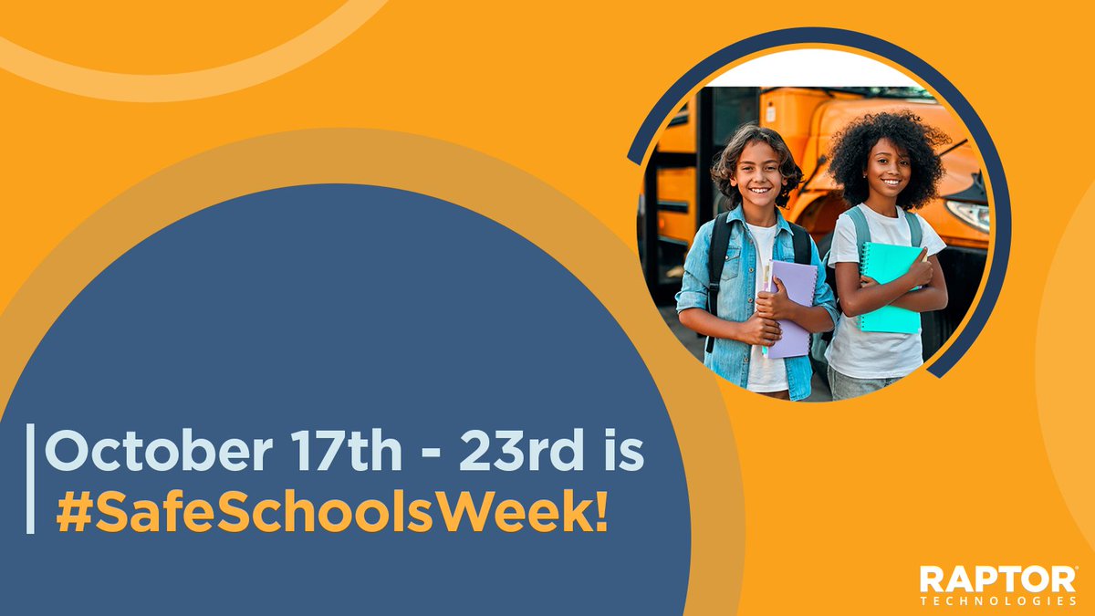 During #SafeSchoolsWeek, and every week, Raptor is dedicated to supporting districts across the nation to protect their schools. We are also proud to accomplish this work with our partner organizations aligned to our mission to protect every child, every school, every day.