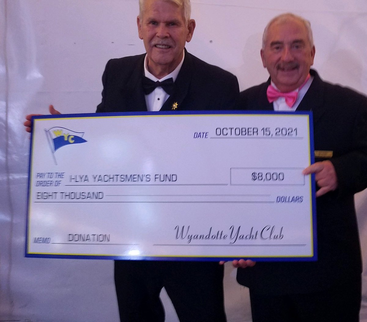 Thank you Wyandotte Yacht Club for supporting the Fund to help Educate, Challenge, and Inspire the next generation of boaters in our region!